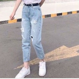 link khách đặt hàng quần jeans chốt live