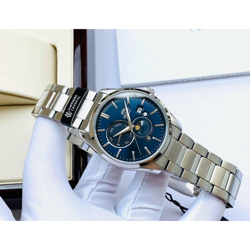 ĐỒNG HỒ NAM CHÍNH HÃNG ORIENT RA-AK0308L10B SUN AND MOON GEN 5 Ver2 mới nhất 2021