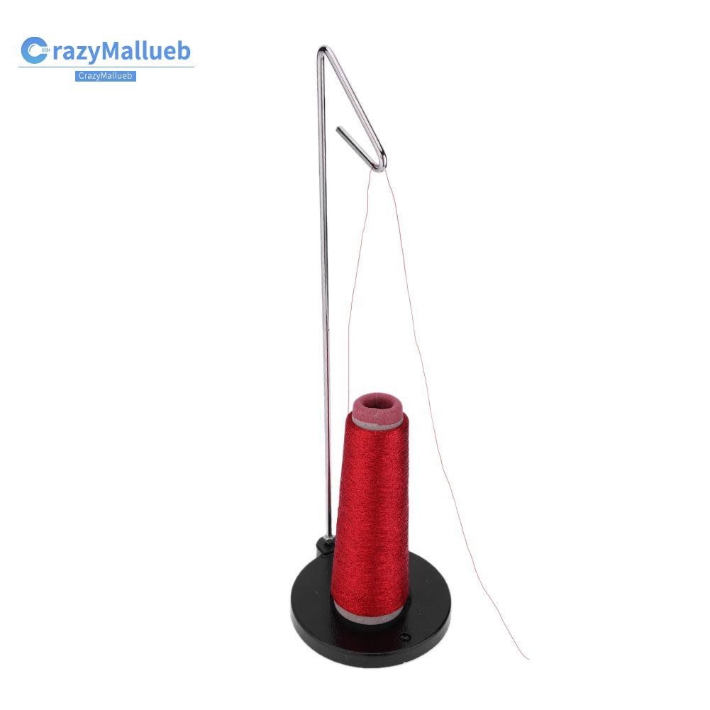 Crazymallueb❤Single Cone Spool Stand Metal Sewing Thread Stand Holder Embroidery Line Rack Sewing Machine