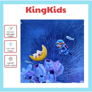 Mô hình trang trí hồ cá, mô hình thợ lặn, songoku trang trí bể cá KingKids