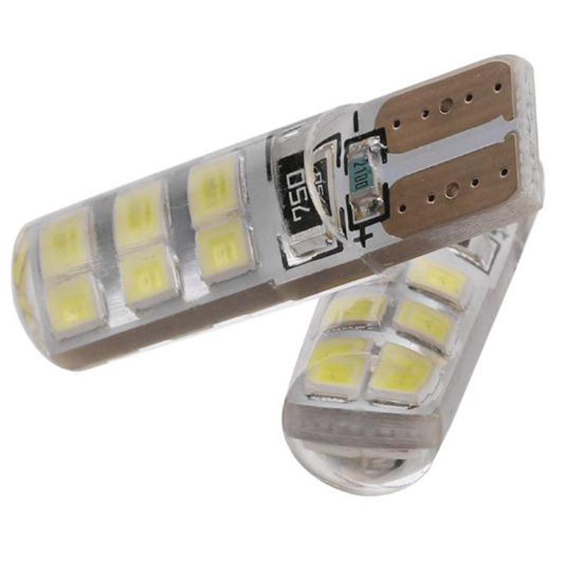 Bộ 10 Đèn Xenon T10 W5W 12-smd 2835 Chất Lượng Cao