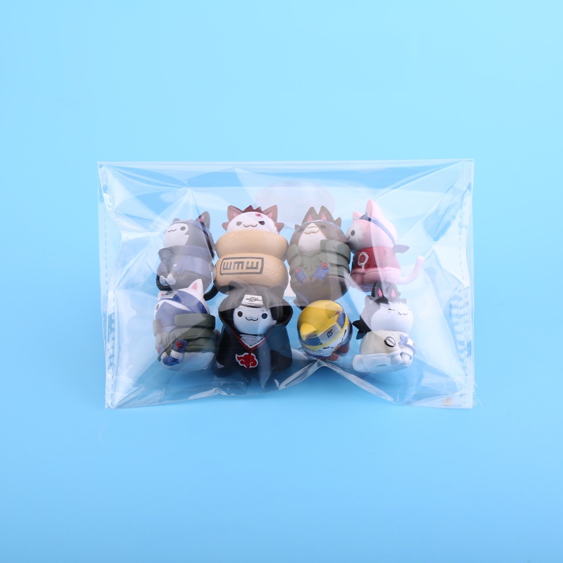 Bộ 8 Mô Hình Nhân Vật Anime Naruto Bằng PVC