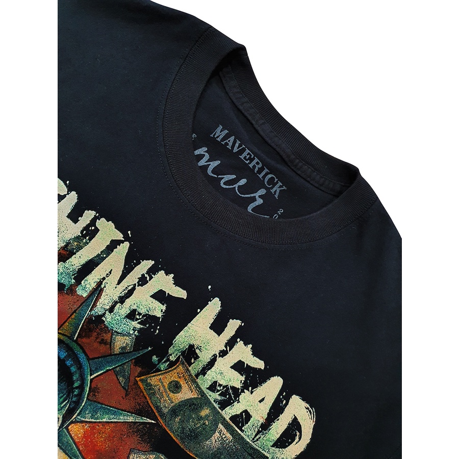 Áo Thun Unisex Nam Nữ Machine Head In Lụa Đẹp Vải Cotton Cao Cấp Fom Mỹ Local Brand MVR Phong Cách Rock Band tee | BigBuy360 - bigbuy360.vn