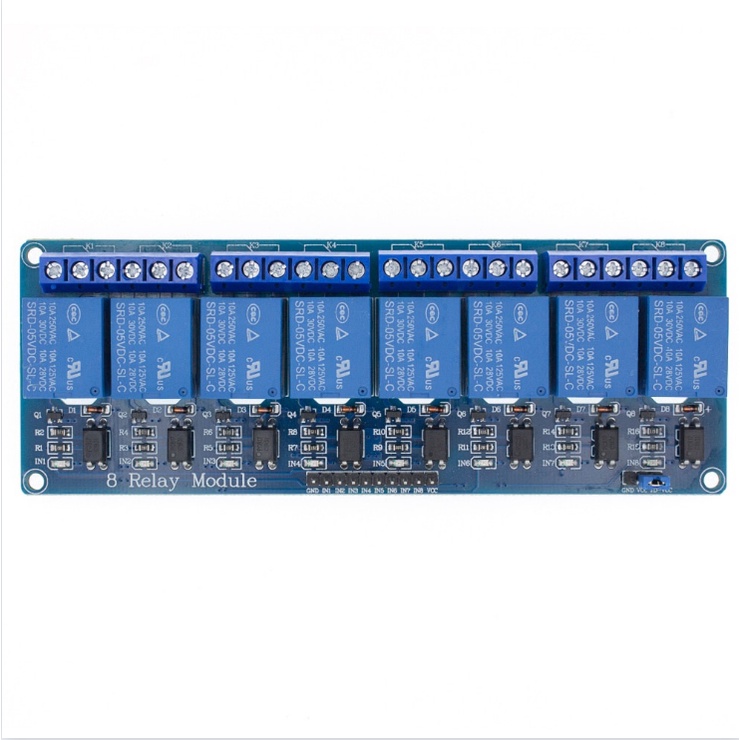 Mô Đun Rơ Le 5V 1 2 4 8 Kênh Kèm Cặp Quang Opto Chất Lượng Cao Mô Đun Rơ Le Đầu Ra X Arduino 1CH 2CH 4CH 8CH