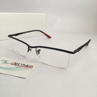 HCM gọng kính kim loại nửa viền size vừa 2 màu
