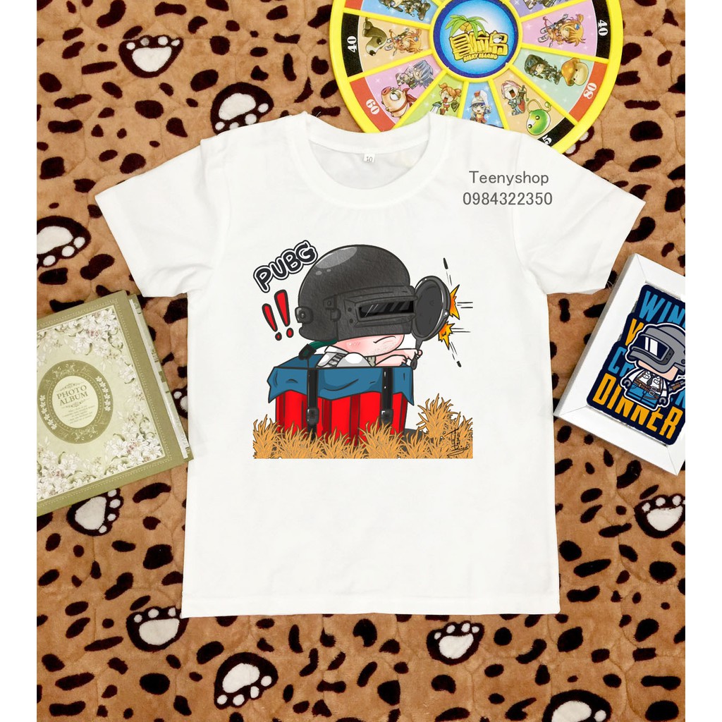 áo thun PUBG Mobile Battlegrounds nhiều mẫu
