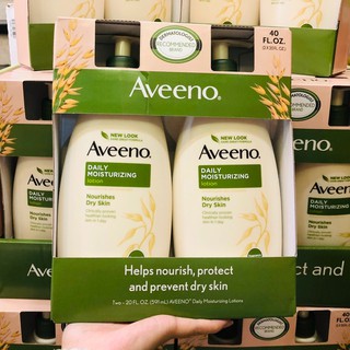 [Chuẩn Mỹ] Date 2.22 Kem dưỡng thể Aveeno Active Naturals 591ml