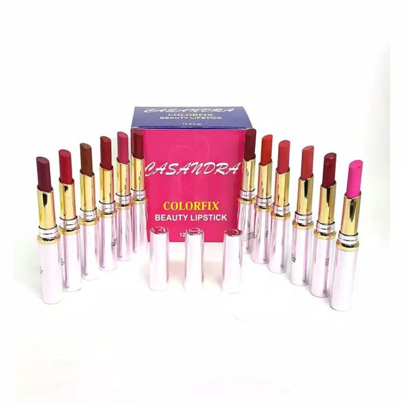 (hàng Mới Về) Son Môi Casandra Màu Sắc Tươi Tắn