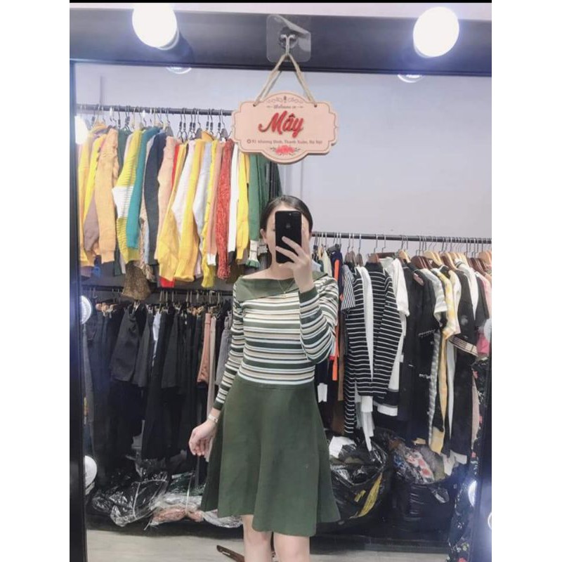 váy len xòe Quảng Châu siêu xinh