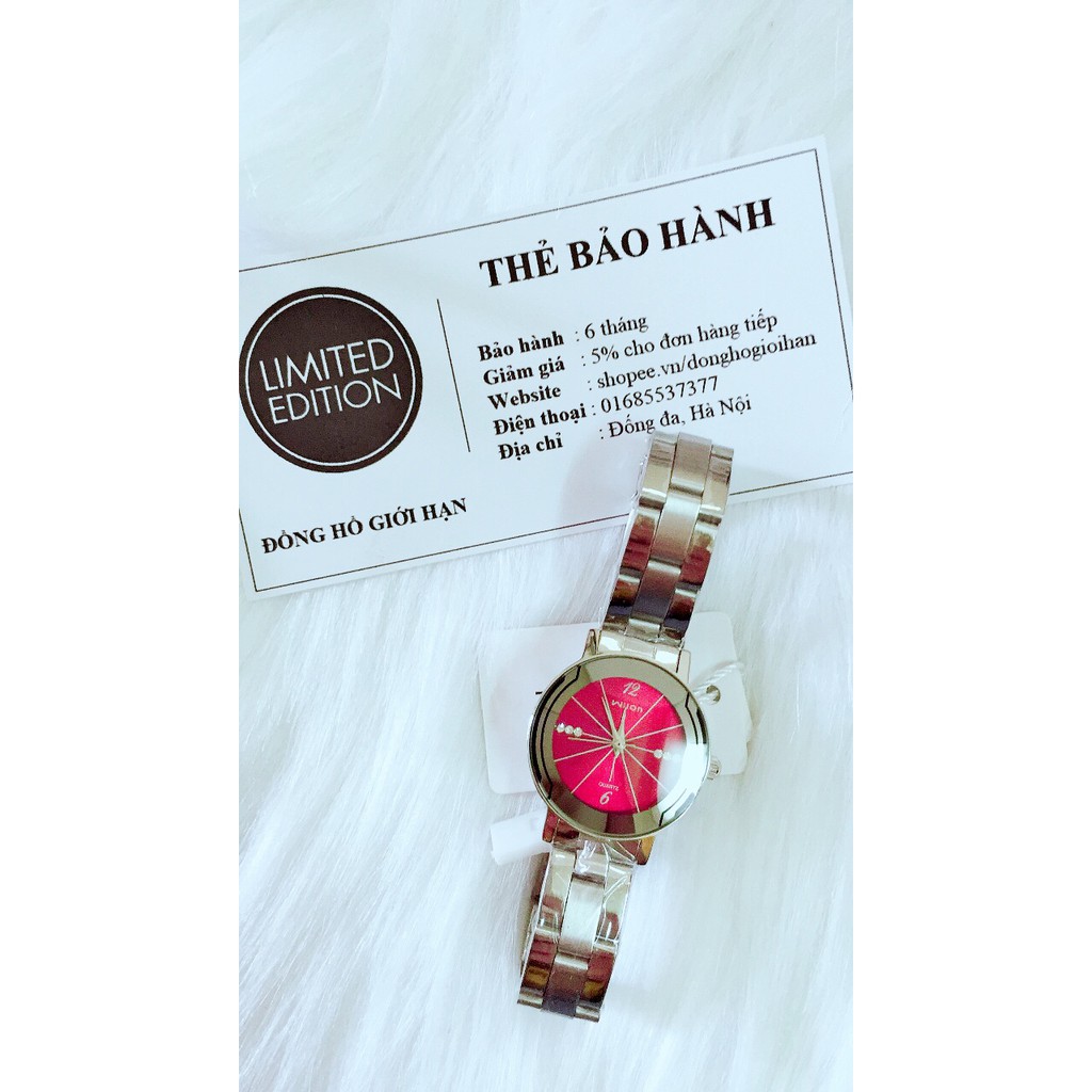 Đồng hồ nữ WILON 2707 chính hãng, tặng hộp chính hãng cao cấp, pin | BigBuy360 - bigbuy360.vn