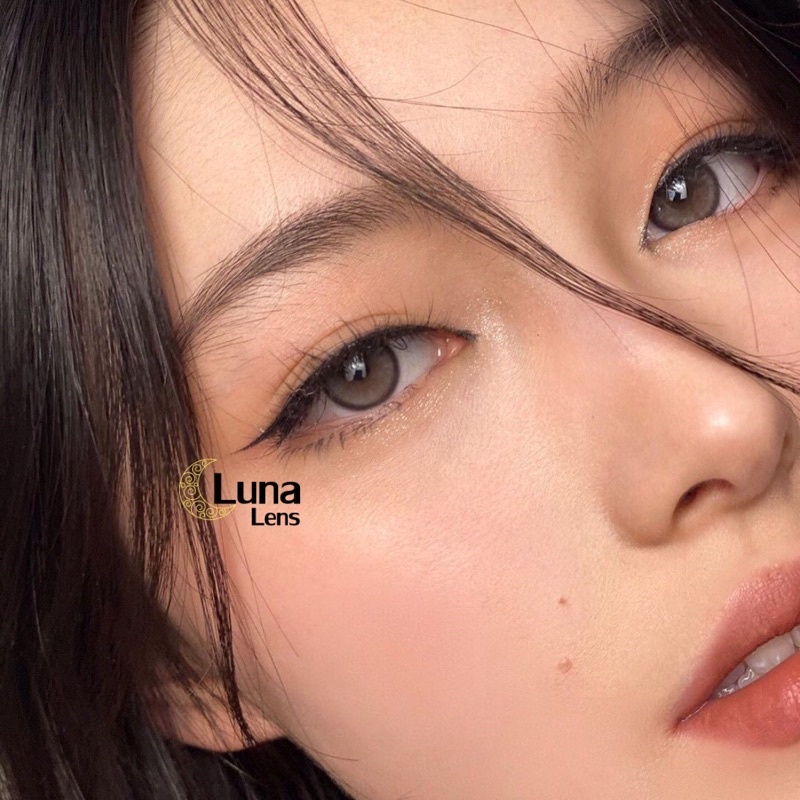 MỘT ĐÔI KÍNH ÁP TRÒNG MÀU XÁM FOG PEARL SIÊU ÊM SIÊU MỀM NỘI ĐỊA TRUNG QUỐC - LENS CÓ ĐỘ CẬN