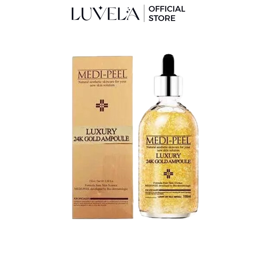 Tinh chất vàng MEDI-PEEL Luxury 24K Gold Ampoule 100ml LUVELA SR21