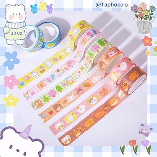 Washi trang trí sổ tay nhiều màu