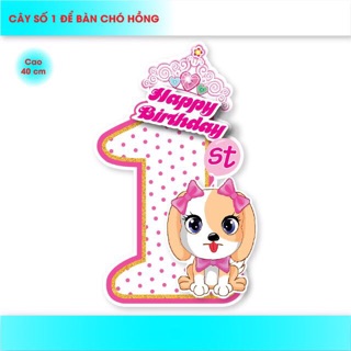 Cây số 1 để bàn siêu iu