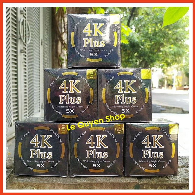 Kem Dưỡng Trắng Da 4K Plus 5X Whitening Night Cream Thái Lan 20gr