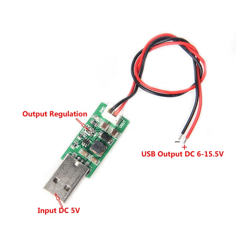 Bộ Chuyển Đổi Nguồn Điện 7w Usb Dc 5v Sang 6v 9v 12v 15v