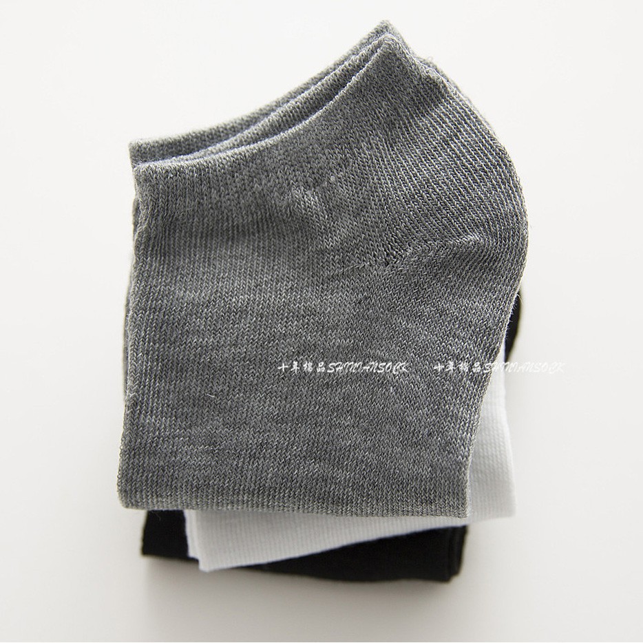 Tất vớ nam nữ 5 ĐÔI cổ ngắn vải cotton mềm, thoáng khí, chống hôi chân TAT01