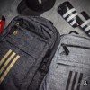Balo adidas  [ HÀNG VNXK ] Balo adidas League 3 Stripe Backpack Grey - Thiết kế tiện lợi đựng đồ, Chất vải CHỐNG NƯỚC