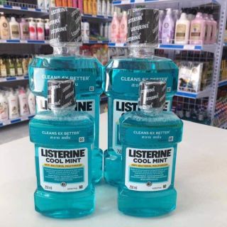 Nước súc miêng LISTERINE 750ML tặng kèm chai 250ml THAI lan