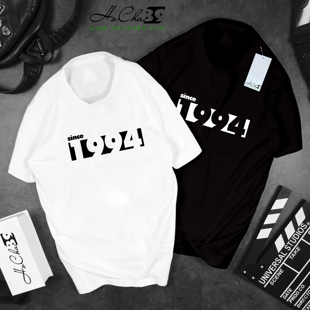 Áo Thun NĂM SINH 1994 - HoCha89 - Vải Cotton 4c Siêu Mềm Mịn