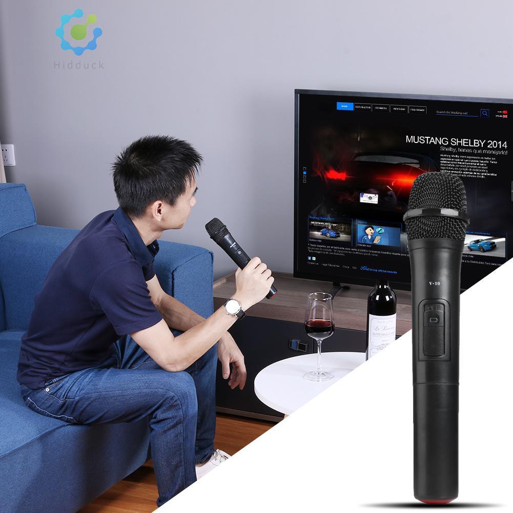 Micro Không Dây Hik Vhf Với Đầu Nhận Usb Cho Karaoke Speech