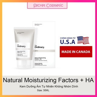 💛 Kèm quà tặng 💛 Kem Dưỡng Ẩm Tự Nhiên The Ordinary Natural Moisturizing Factors + HA