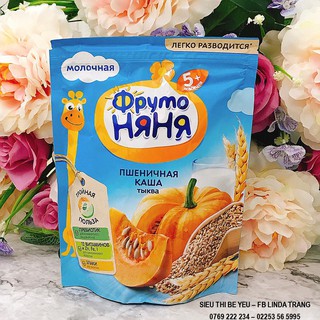 Bột ăn dặm Fruto Kawa Nga (yến mạch-bí ngô-sữa) 5m+