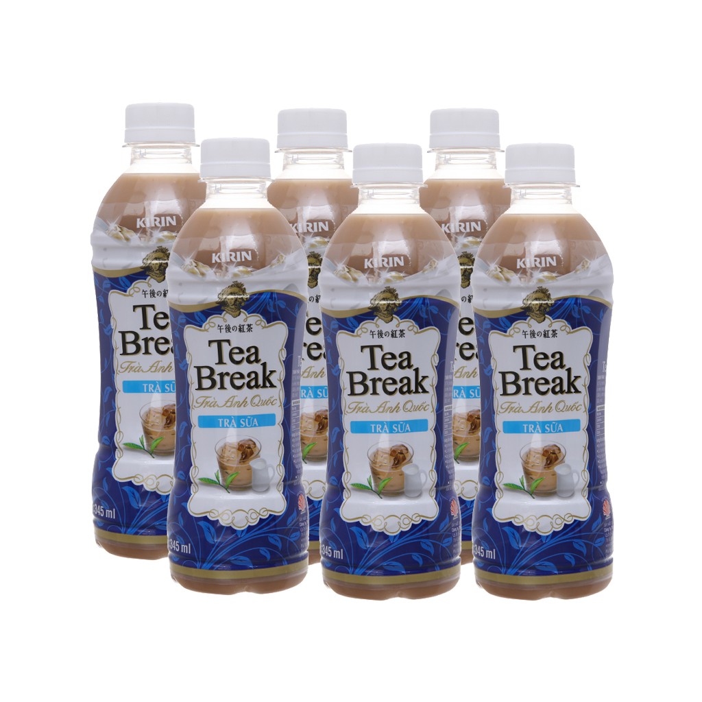 LỐC 6 CHAI TRÀ SỮA ANH QUỐC HIỆU TEA BREAK 345ML
