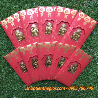 Combo 10 Bao Lì Xì Thần Tài vàng thường độc lạ năm mới  - TMT COLLECTION -MS352