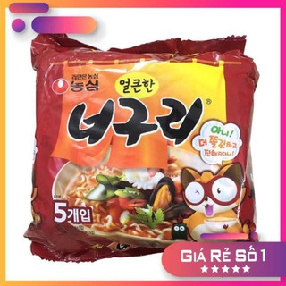 Mì Neoguri Cay Nóng Hàn Quốc Nongshim 120G X 5 gói hàng nội địa