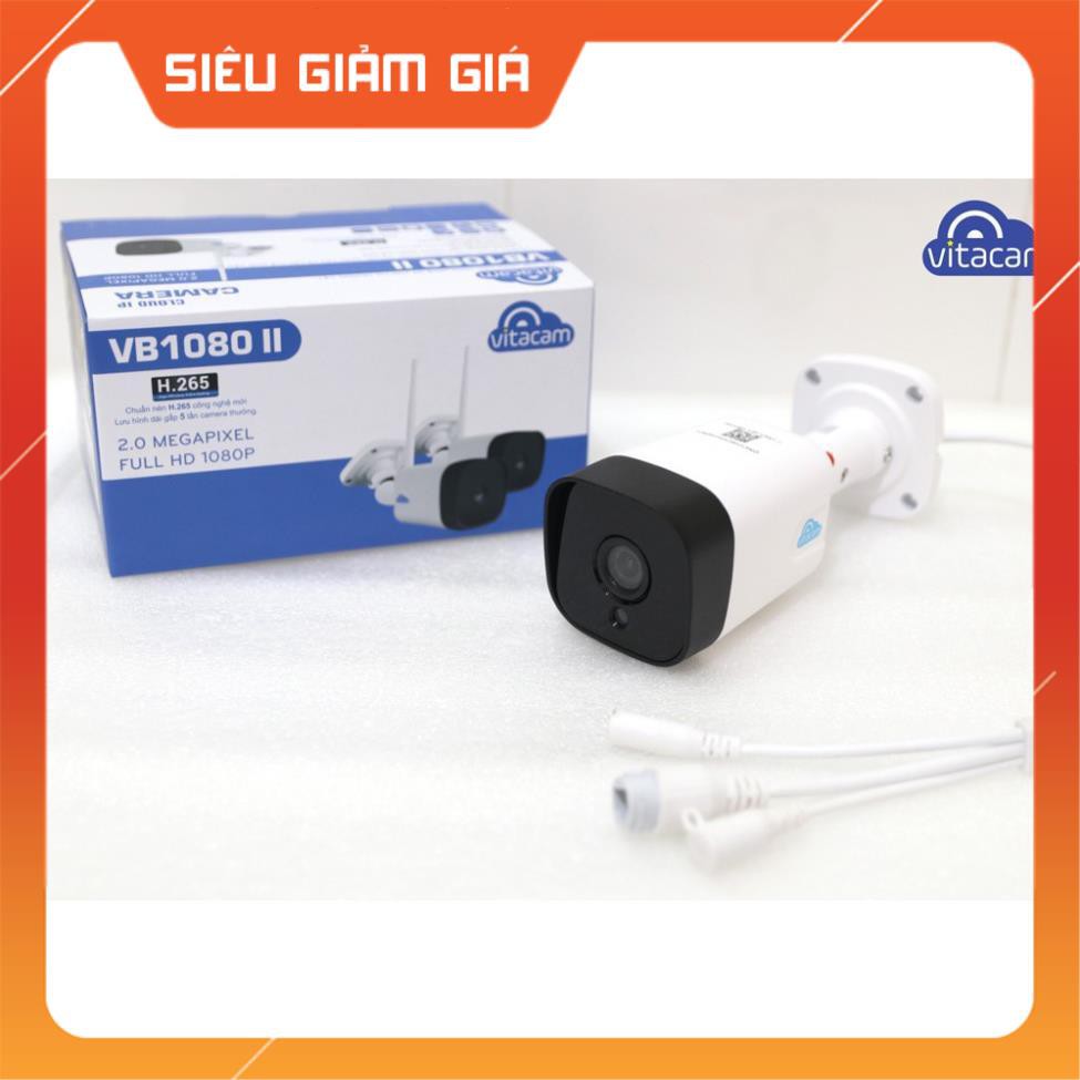 Camera Vitacam VB1080 II - Camera IP Ngoài Trời 2.0MPx Full HD , H.265X