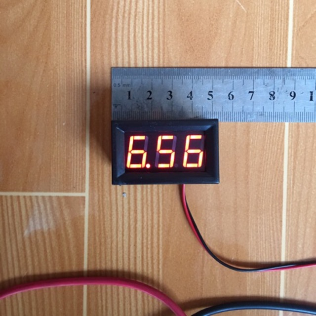 Vôn kế led 0.56 inch, đồng hồ đo điện áp, hiệu điện thế DC màu đỏ