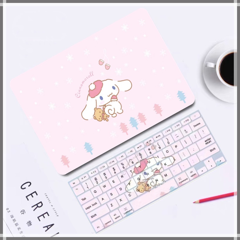 M2 Air13 A2681 Cinnamoroll Pattern 2021 Pro14：A2442Air Pro Retina 11 12 13 15 16" Protector case Cartoon Keyboard cover 2018 2019 2020