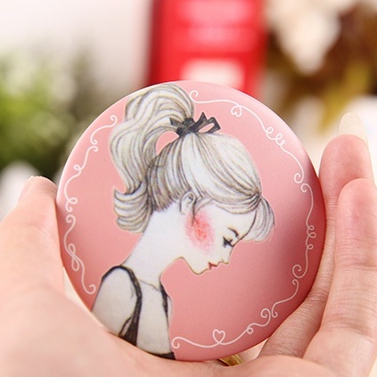 Gương Tròn Trang Điểm Mini Đáng Yêu Hàn Quốc Bỏ Túi, Gương Bé Nhỏ Cầm Tay Di Động