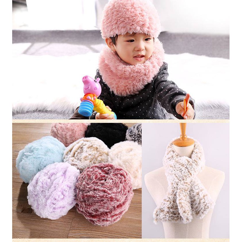 Len lông chồn cao cấp Cashmere 50gr, len mịn nhẹ an toàn cho bé - Tiệm nhà Lam