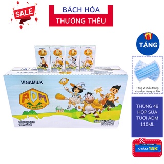 Thùng 48 sữa ADM gold có đường 110ml