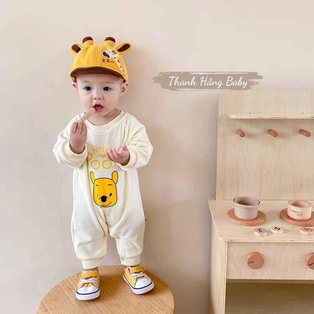 Body cho bé trai bé gái, body liền thân dài tay cho bé sơ sinh siêu xinh Thanh hằng baby  5 - 13 kg