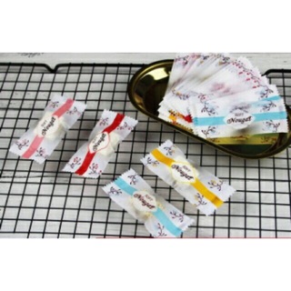 Túi đựng kẹo tập 200 chiếc mẫu chữ Nougat