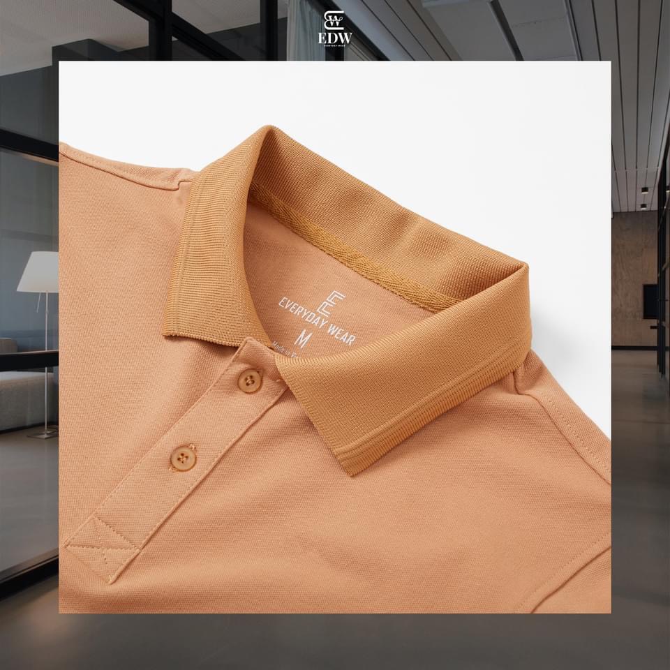 Áo Polo Basic Màu Be Ap03 | BigBuy360 - bigbuy360.vn