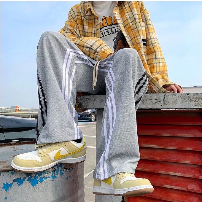 quần ống suông Sọc thời trang quần âu nam unisex quần thể thao nam dài chất đũi cao cấp quần jogger thể thao nam from rộng quần nữ trẻ tuổi quần baggy