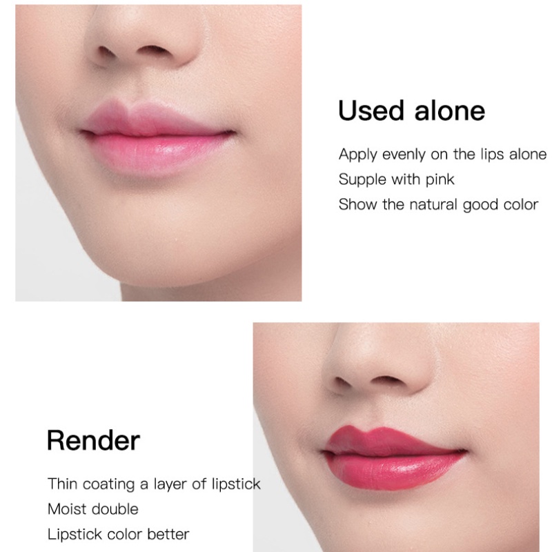 [Hàng mới về] Son dưỡng môi chiết xuất bơ dưỡng ẩm không dính ly nước