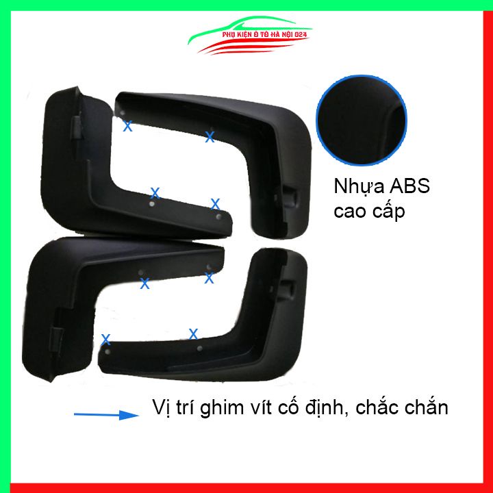 Bộ 4 chắn bùn Camry 2019-2023 chuẩn theo xe