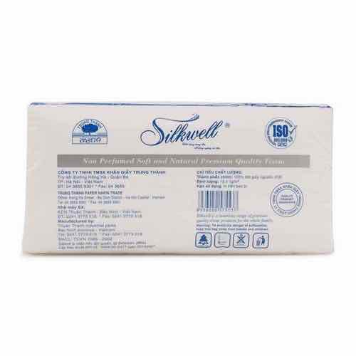 Khăn giấy rút 2 lớp Silkwell 250 tờ