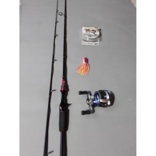 Bộ cần câu lure máy ngang 2m1