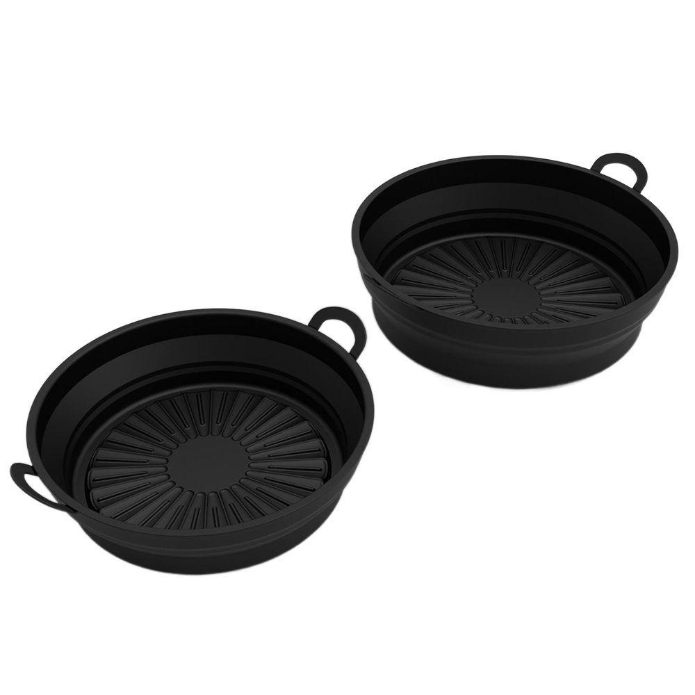 Rổ Silicone Mềm Có Thể Gấp Gọn Dùng Để Nướng Bánh Pizza Tiện Dụng