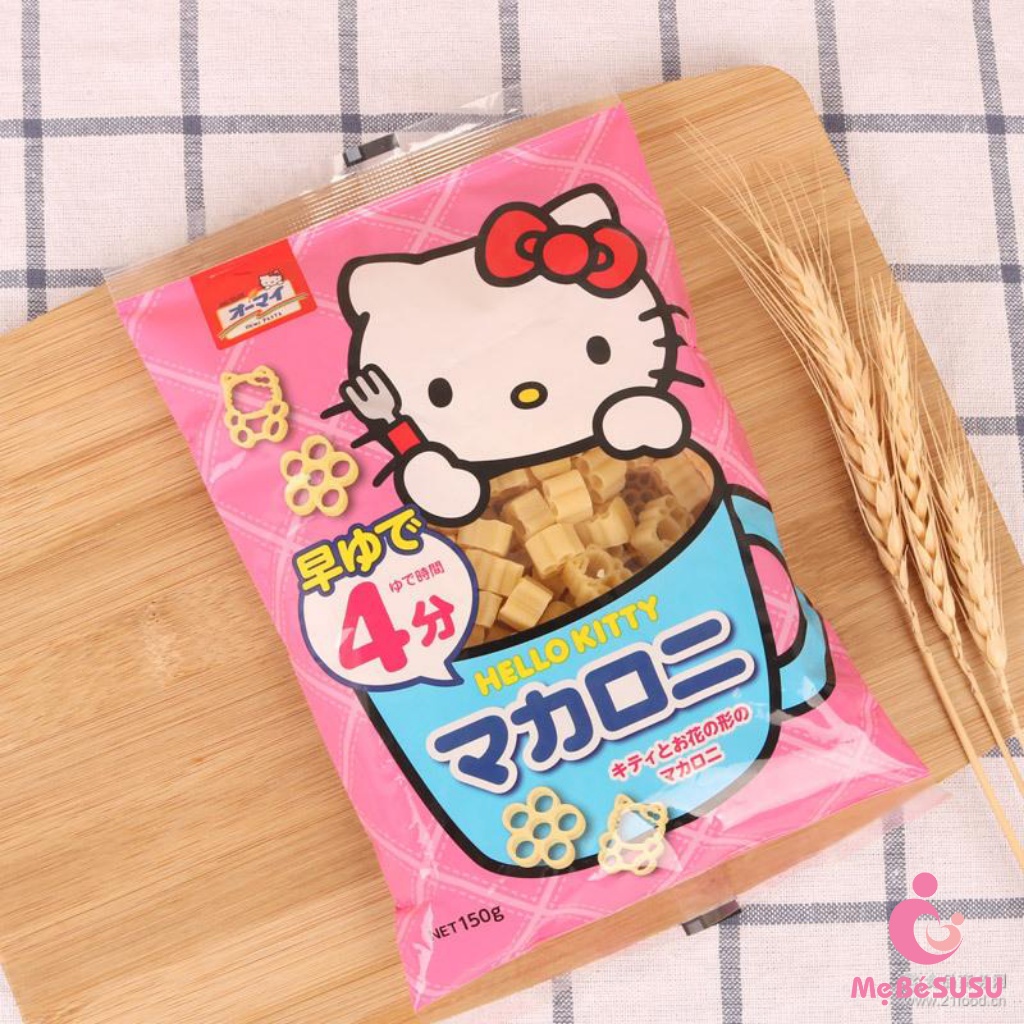 Nui Hello Kitty/Hình Hoa 150G Nhật Bản Cho Bé Ăn Dặm  [DATE T9/2024]