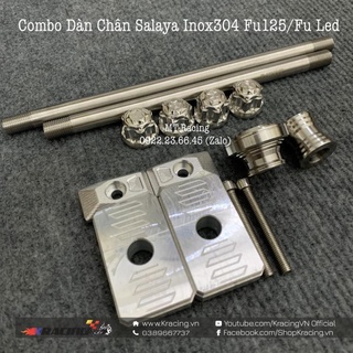 Cặp cốt salaya kèm pát tăng sên âm và bộ canh bánh inox304 cho future 125, future led