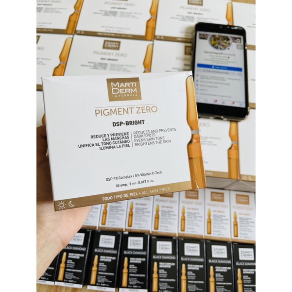 SERUM MARTIDERM PIGMENT ZERO DSP-BRIGHT DƯỠNG SÁNG ĐỀU MÀU DA