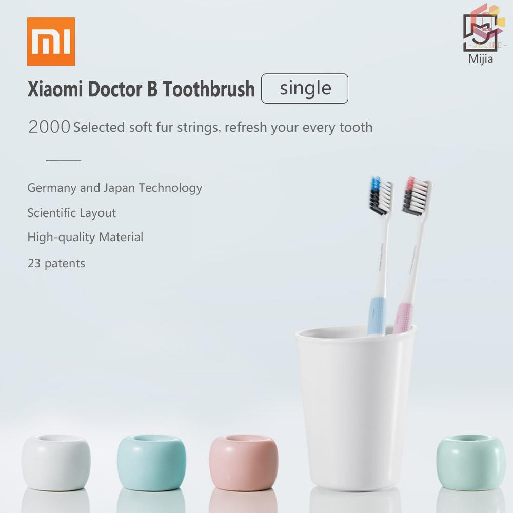 [Hàng mới về] Set 4 bàn chải đánh răng Xiaomi Doctor B làm sạch sâu kèm hộp đựng tiện lợi du lịch