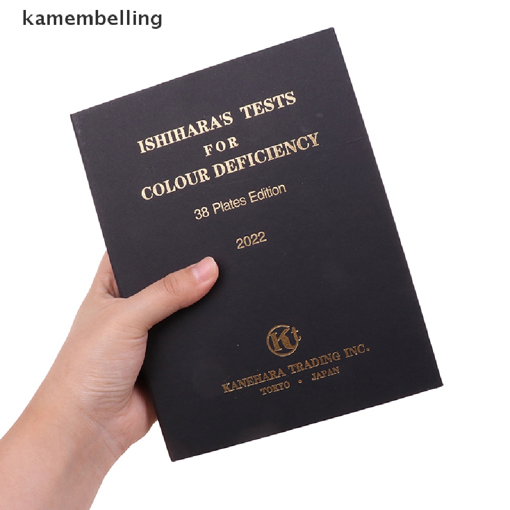 Sách 38 Tấm Giấy Kiểm Tra Đánh Điểm Mù kamembelling Ishihara